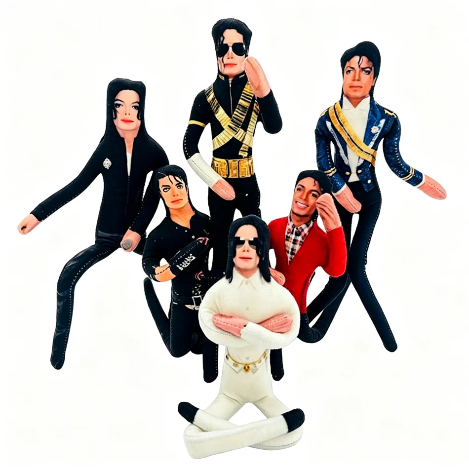Abstract Jackson Adjustable Pose Statue Multiple Classic Outfits Clothing Desktop Decoration Collectible Ornament for Fans