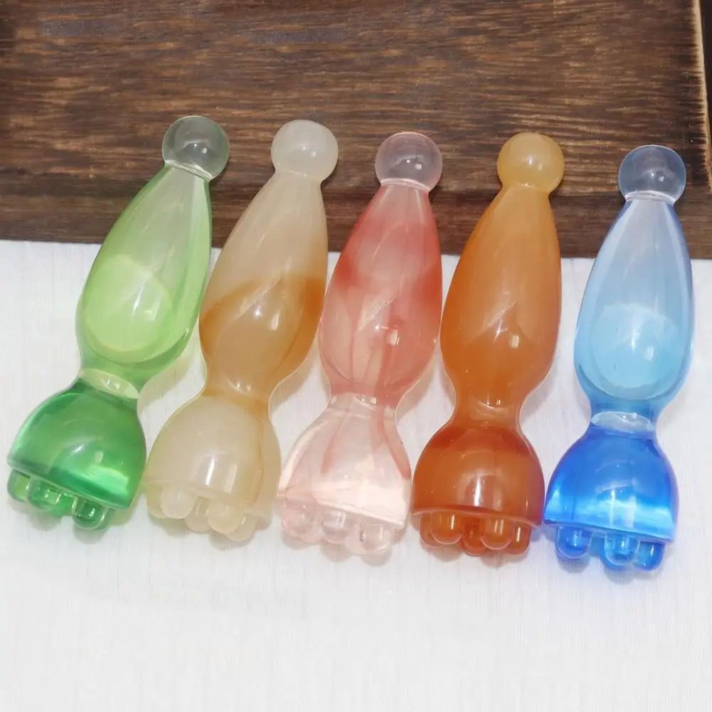 Lotus Seedpod Shape Resin Facial Gua Sha Tool Eye Relaxation Spot Meridians Acupoint Massage Handheld Facial Stick Skin Care​