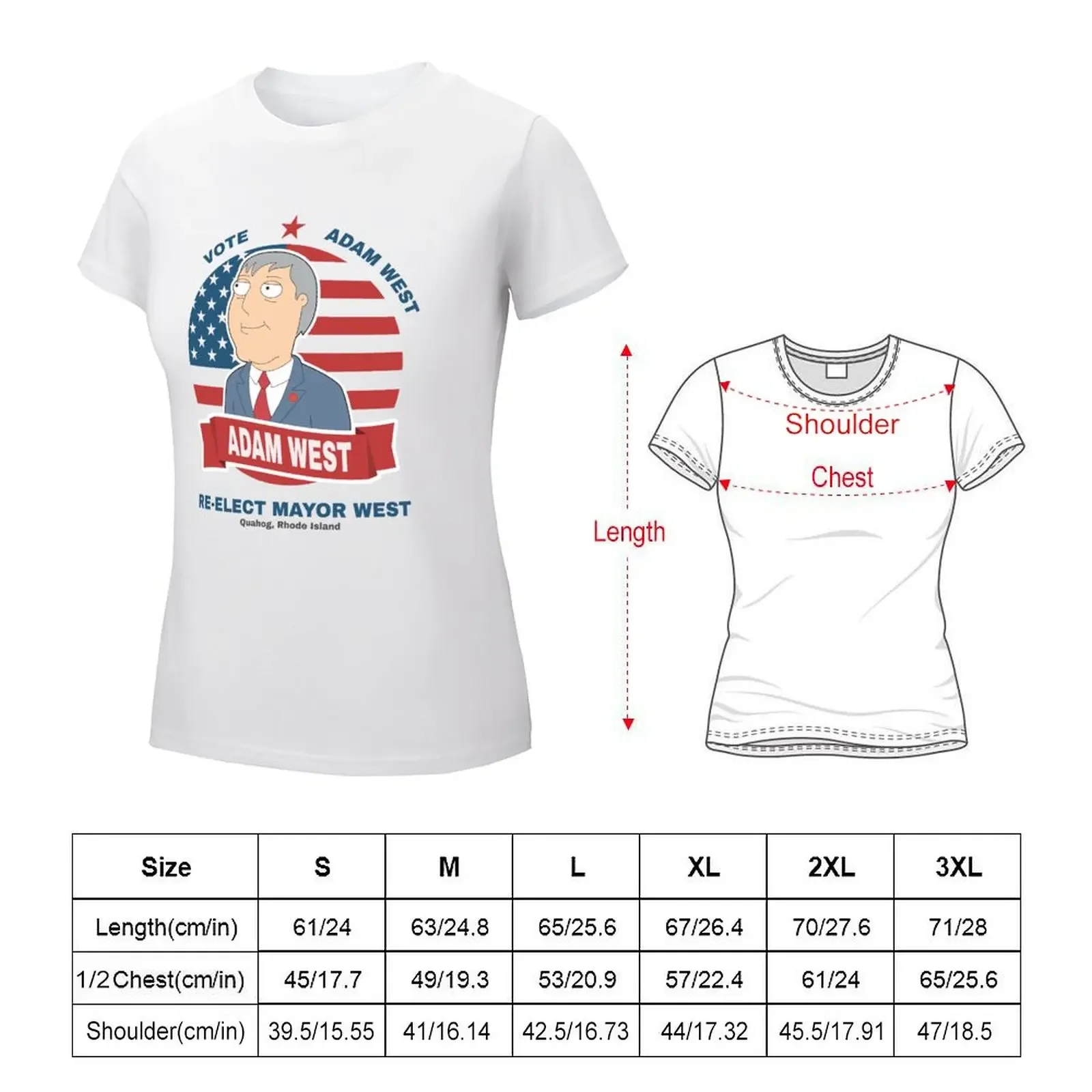 Vote Mayor West T-shirt summer clothes shirts graphic tees aesthetic clothes Woman T-shirts