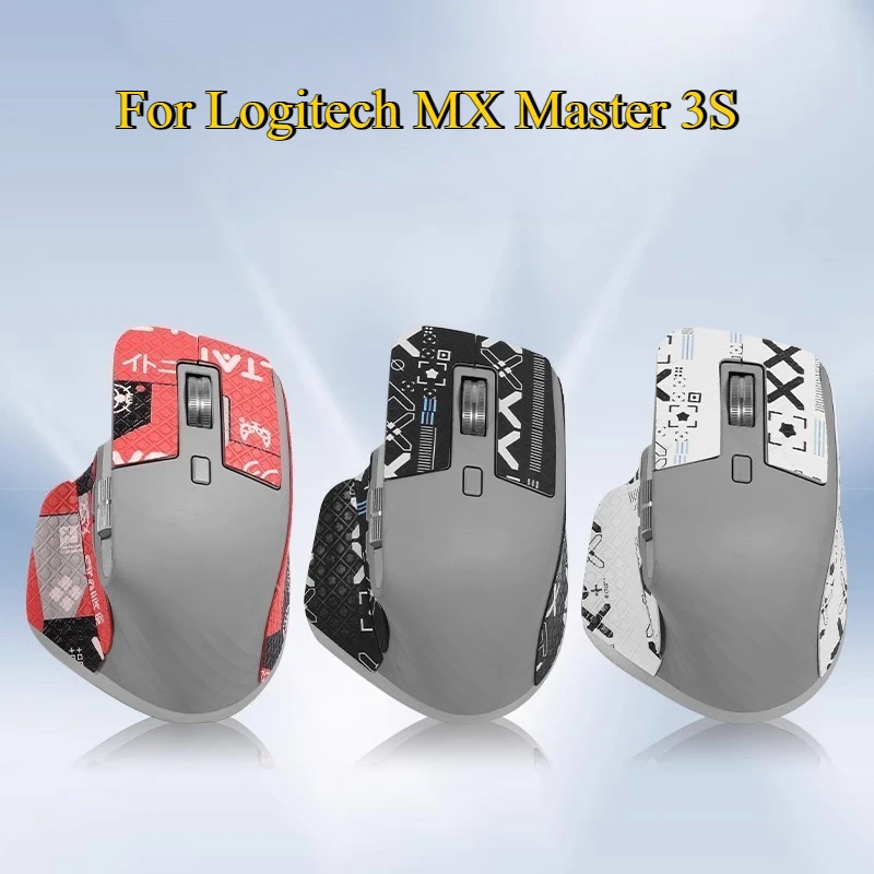 Conjunto de adesivos antiderrapantes à prova de suor para Logitech MX Master 3S – Capas de mouse, almofadas para pés e limpador incluídos。 。