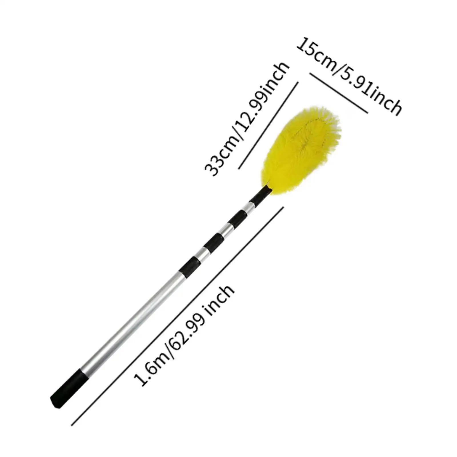 Gutter Cleaning Brush Versatile Adjustable Length Roofing Cleaner Tool