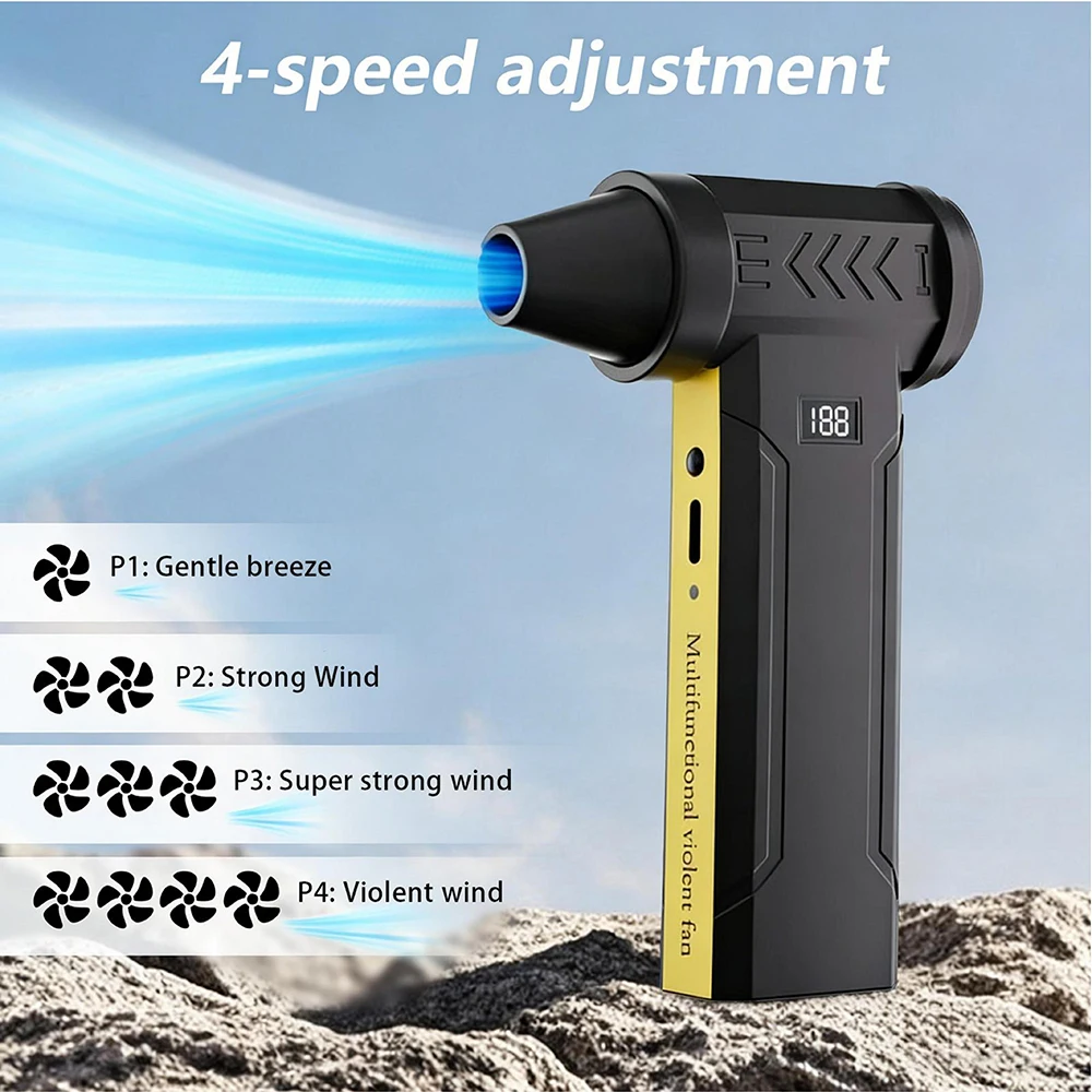 

160000RPM Mini Violent fan Electric Jet Dry Blower Air Dust Violent Turbo Fan Air Duster Mini Turbo Fan Strong