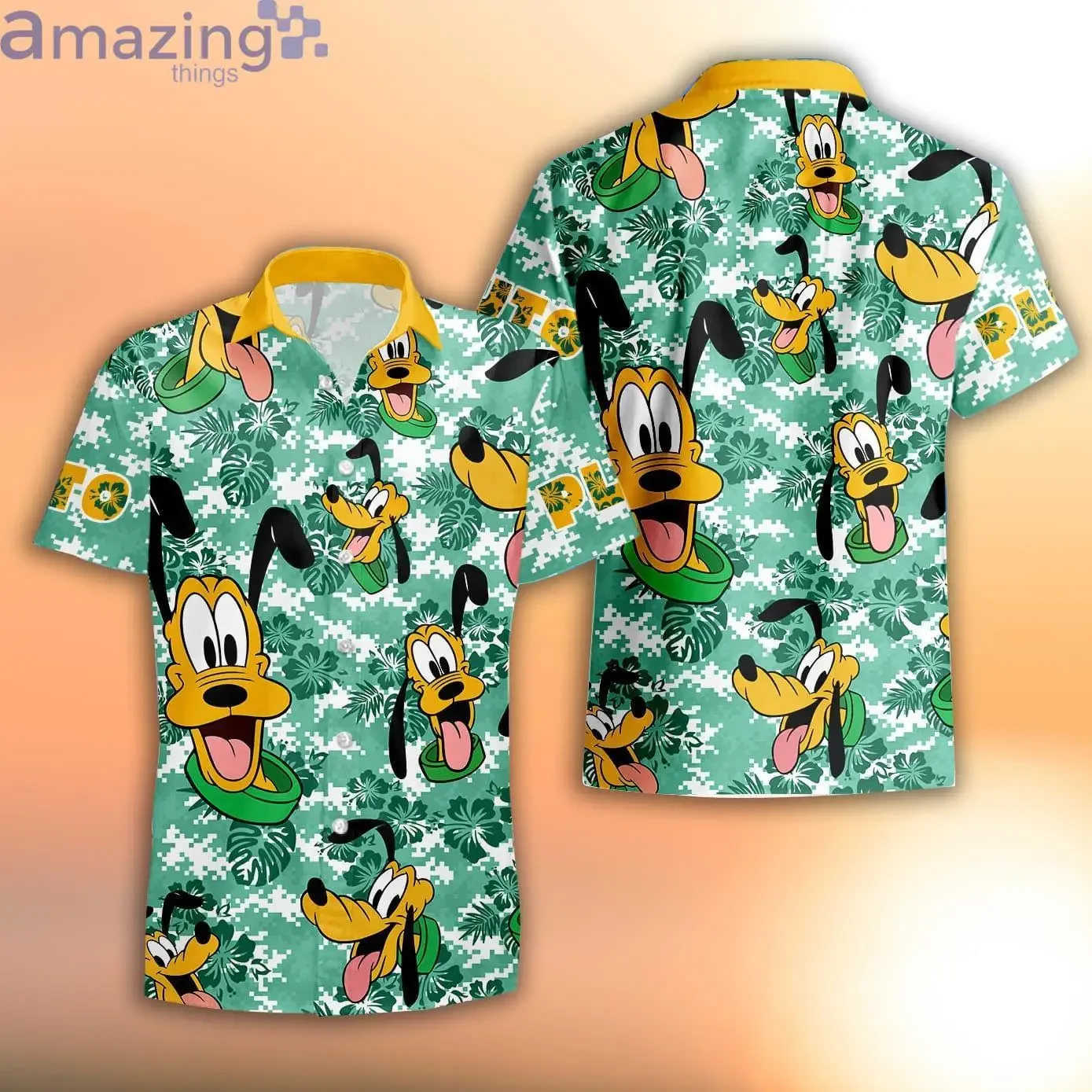 

Pluto Dog Hawaii Shirt Disney Hawaiian Shirt Magic Kingdom Hawaiian Shirt Hawaii Holiday Beach Shirt Hawaiian Mickey Mouse Shirt