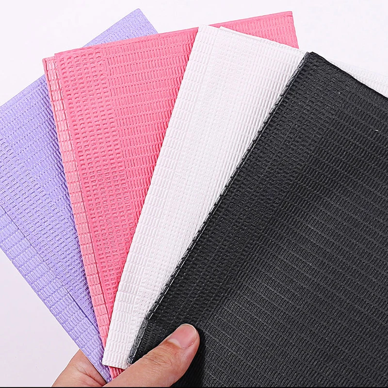 50/20Pcs 일회용 문신 클린 패드 Wateproof 커버 우수한 더블 레이어 식탁보 문신 네일 아트 액세서리
