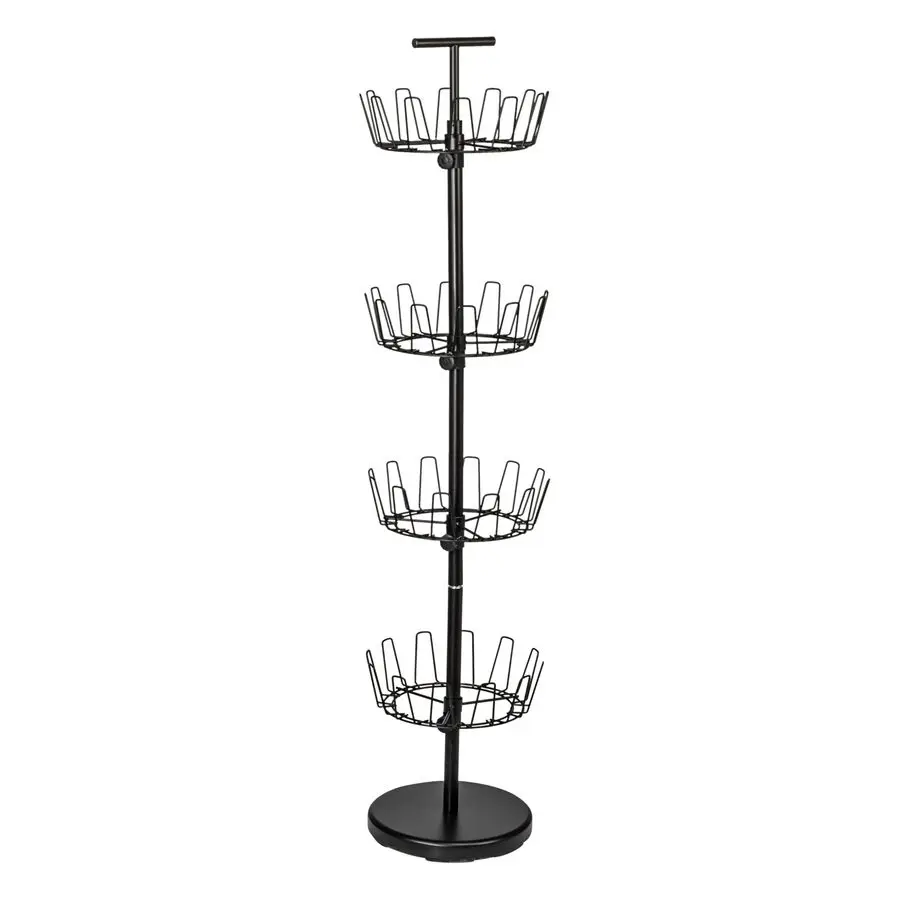 

4Tier Shoe Storage Tree, Matte Black