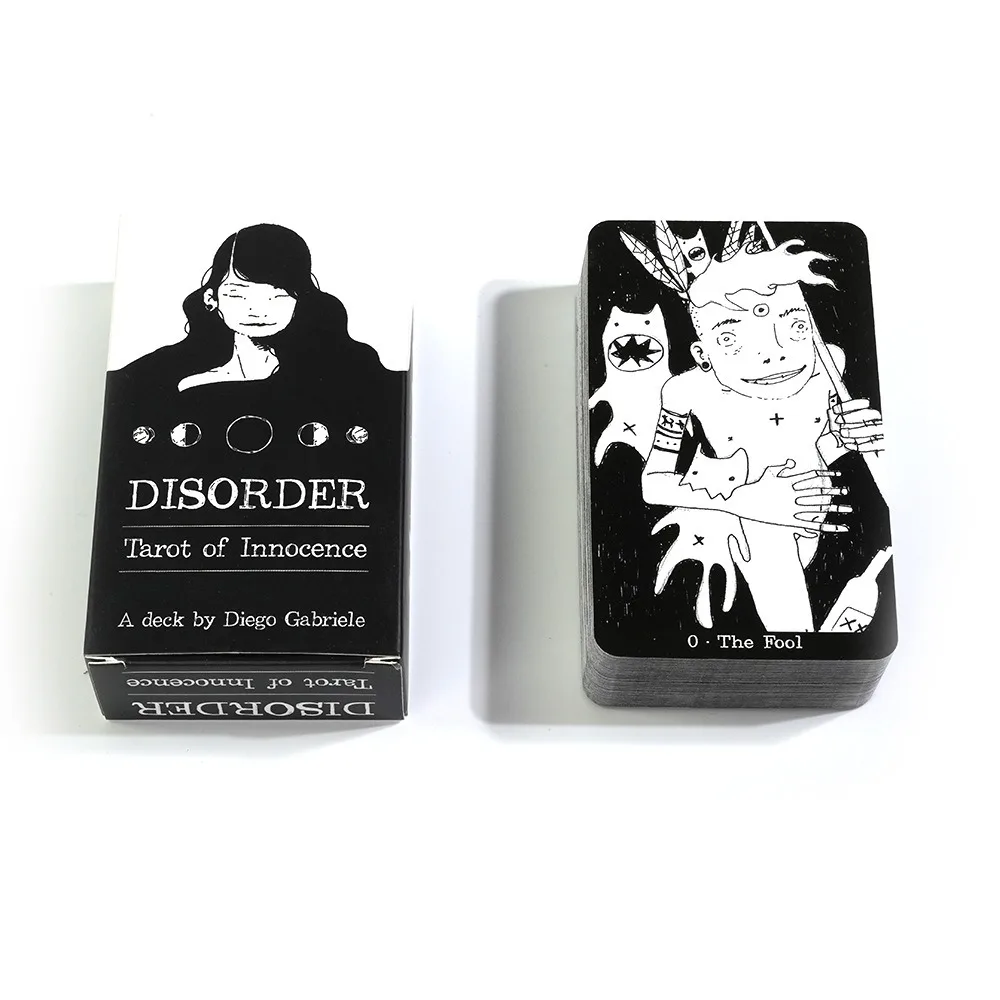 10.3*6cm Disorder Tarot of Innocence 78 Pcs Cards Suitable for Rebels and Alternative Spirits