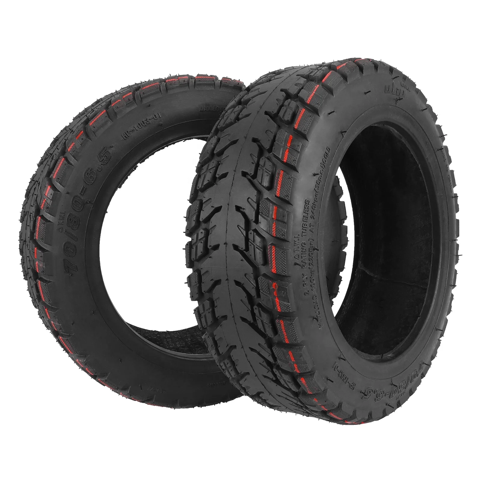 70/80-6.5 Off-road Tubeless Tire for Segway Ninebot S PLUS Electric Scooter Vacuum Tyre for Xiaomi Mini Plus 11 Inch Wheel Tire