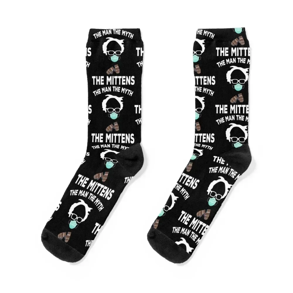 The Man the Myth The Mittens Bernie Sanders Inauguration 2021 Socks floor hiking Climbing gym Socks Male Women's