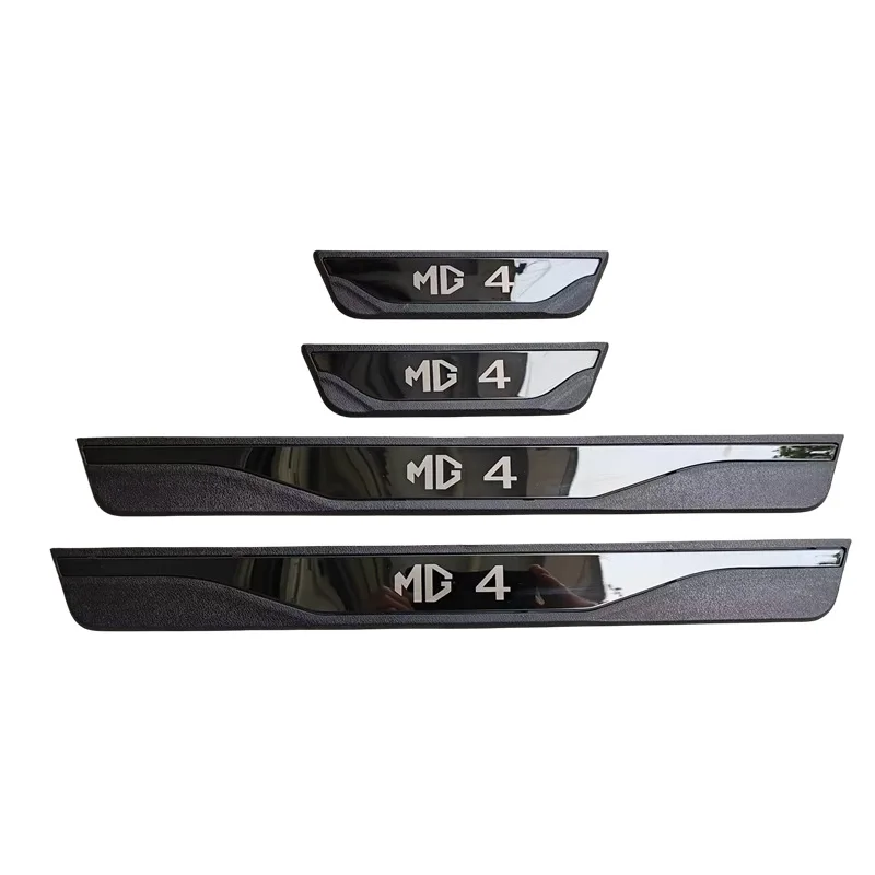 For MG 3 4 MG4 MG3 Car Door Sill Welcome Pedal Adhesive Threshold Protector Sticker ABS Steel Anti-Scratch Entry Guard Trim Cove