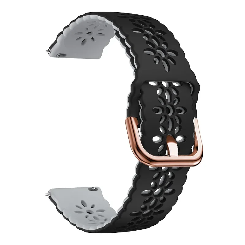 20mm Straps For Huawei Watch GT 2 GT3 42mm Silicone Lace Watchband Watch GT 3 Pro 43mm/Honor Magic 2 Woman Replacement Bracelet