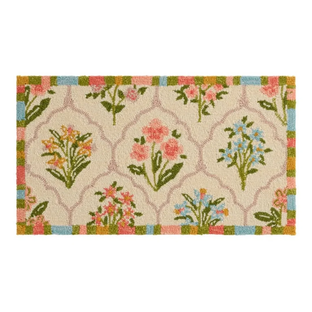 Coastal Seashell Starfish Welcome Coir Door Mat Beach Ocean Theme Indoor Outdoor Front Entrance Porch Doormat Home Rug