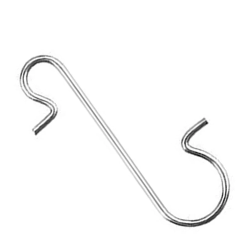 100pcs/lot Metal S-Shaped Hook Holders Christmas Ornament Hooks for Tree Pendant Dropshipping