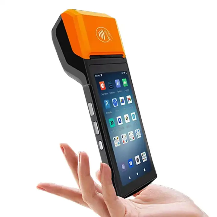 Android 13, 2+16G, NFC 58mm Built-in Thermal Printer Handheld NFC POS Terminal