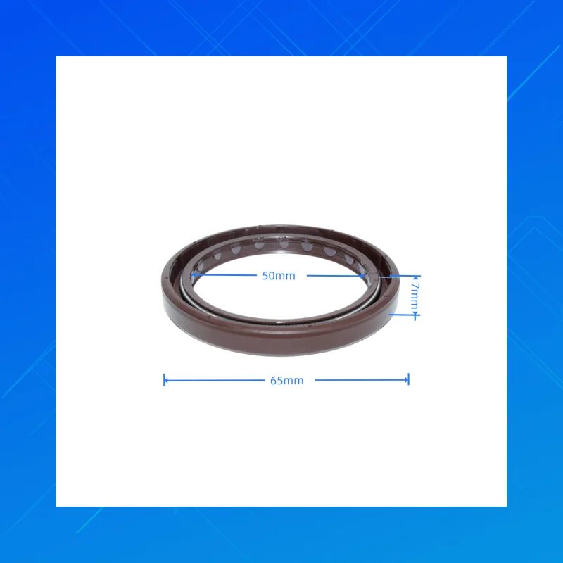 

Size:50x65x7mm. DMHUI high-quality FKM hydraulic motor oil seal, applicable to Liebherr LPV140 hydraulic pump.Size:50*65*7mm