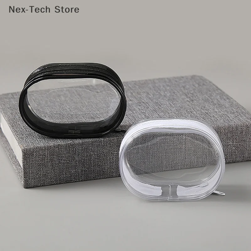 1Pc Multifunctional Headset Data Cable Portable Protective Cover Organizer Box Outdoor Travel Data Cable Storage Box