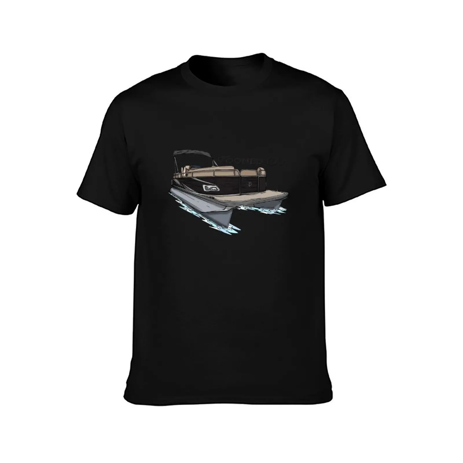 Triton Pontoon Boats Tooned Out T-Shirt Breathable Sportswear for Men T-Shirt