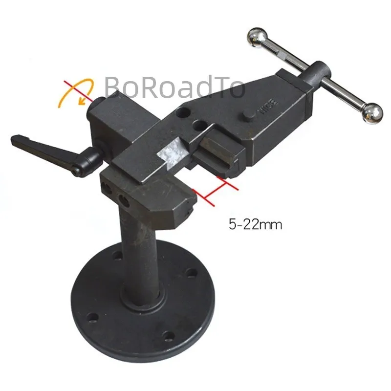 Injector Fixture Holder Clamping Repair Tool Vise Type Diesel Common Rail Injector Assemble Disassemble Turnover Stand