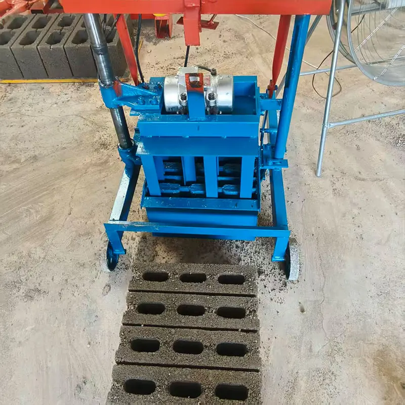 Manual Operation Concrete Block Machine for Small Infrastructure Projects