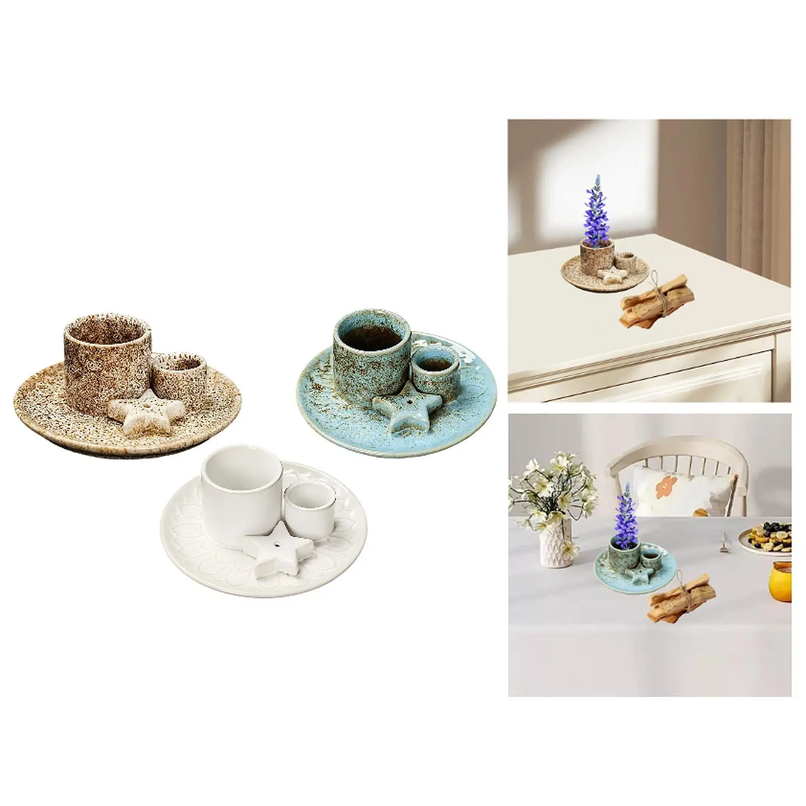 Incense Candle Holder Versatile Sage Holder for Gymnastics Bathroom Reading