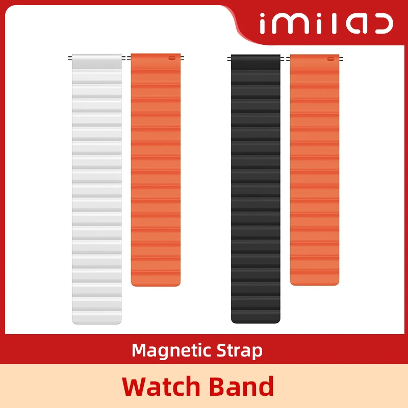 2023 Nieuwe Band Horloge Accessoires 22Mm Sporthorloge Vervangende Band Siliconen Band Magneetband