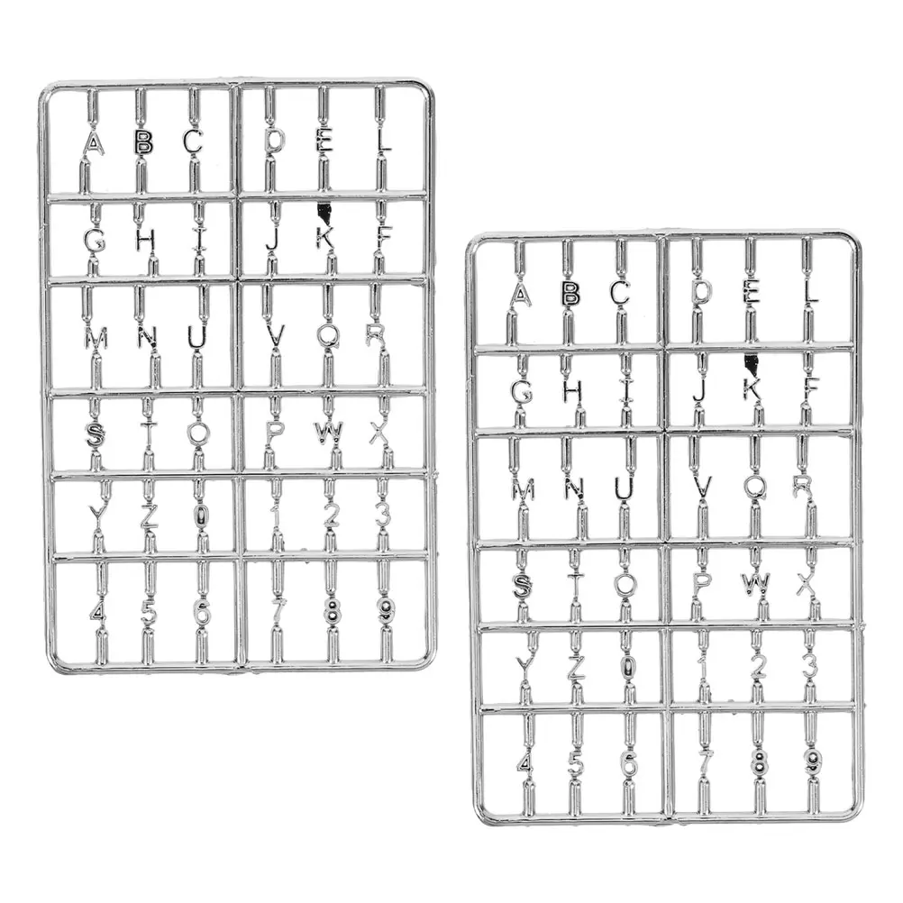 

2pcs Dollhouse Numbers Mini Decorative Door Signs Realistic Design Educational Value Fine Motor Skills Spatial Awareness Plastic
