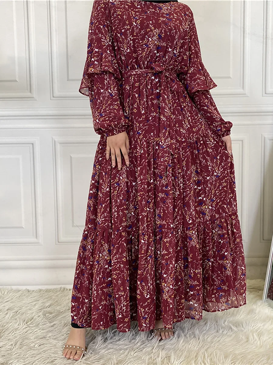 Modest Abaya Ramadan Musulman De Mode Maxi Robe Turkey Kaftan Islamic Clothing Muslim For Women Hijab Dress Caftan Vestidos