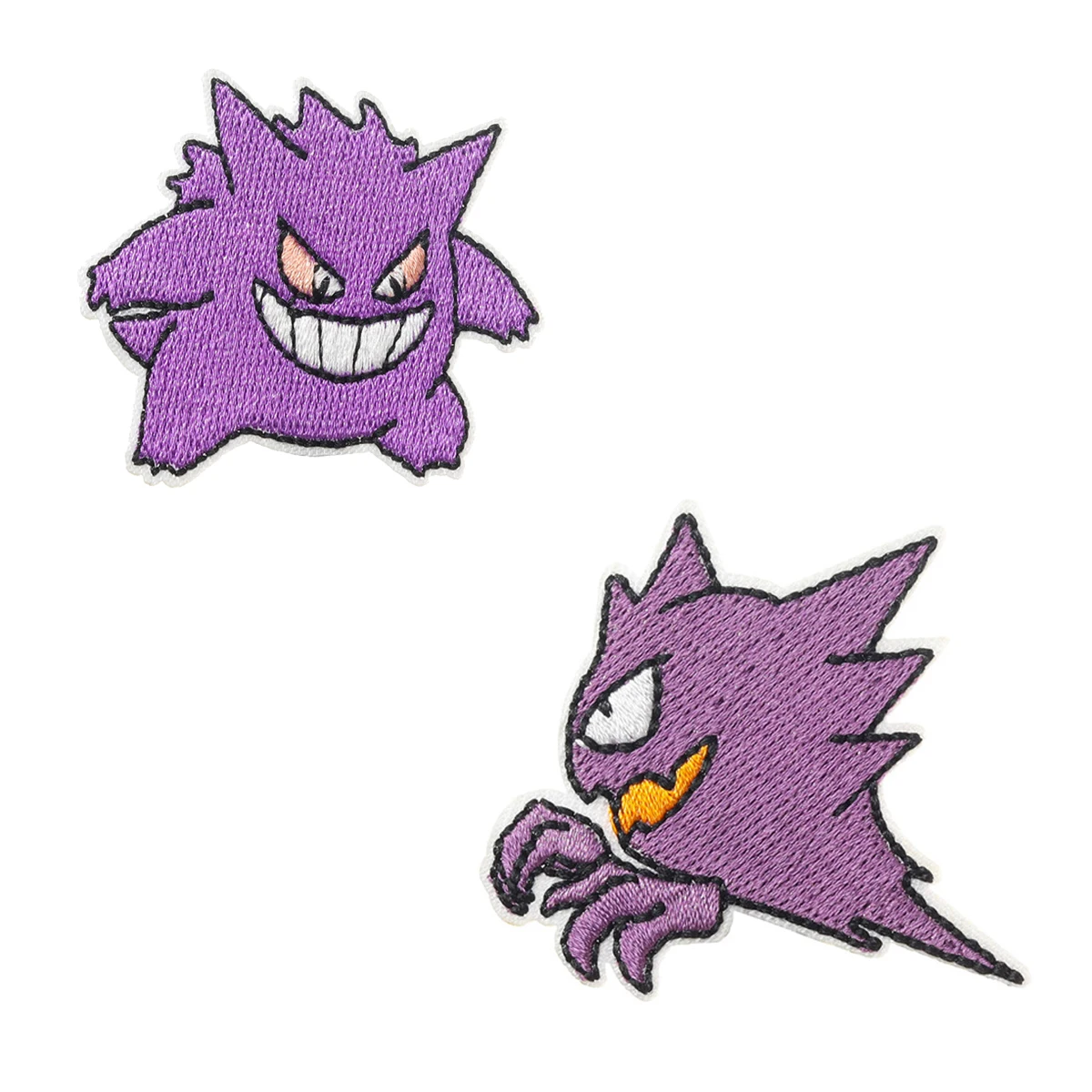 

Cute Cartoon Purple Patch Animal Embroidered Patches On Clothes Iron On Patches For Clothing DIY Patch Jackets Sew Stickers