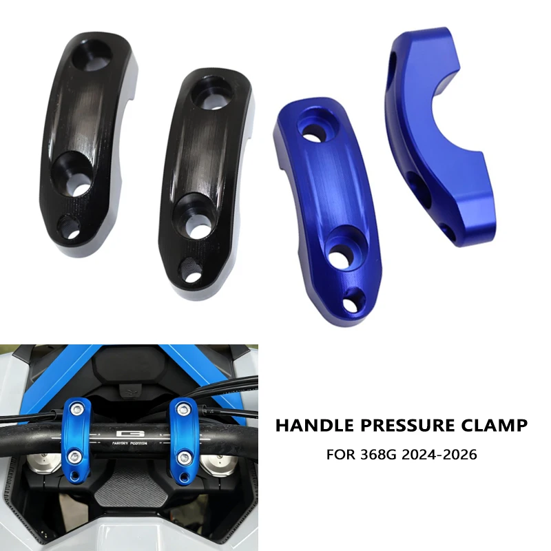 

Motorcycle CNC Handlebar Pressure Clamp Fixed Clamp Extended Function For ZONTES 368G ZT368G 368 G 2024 2025 2026 Accessories