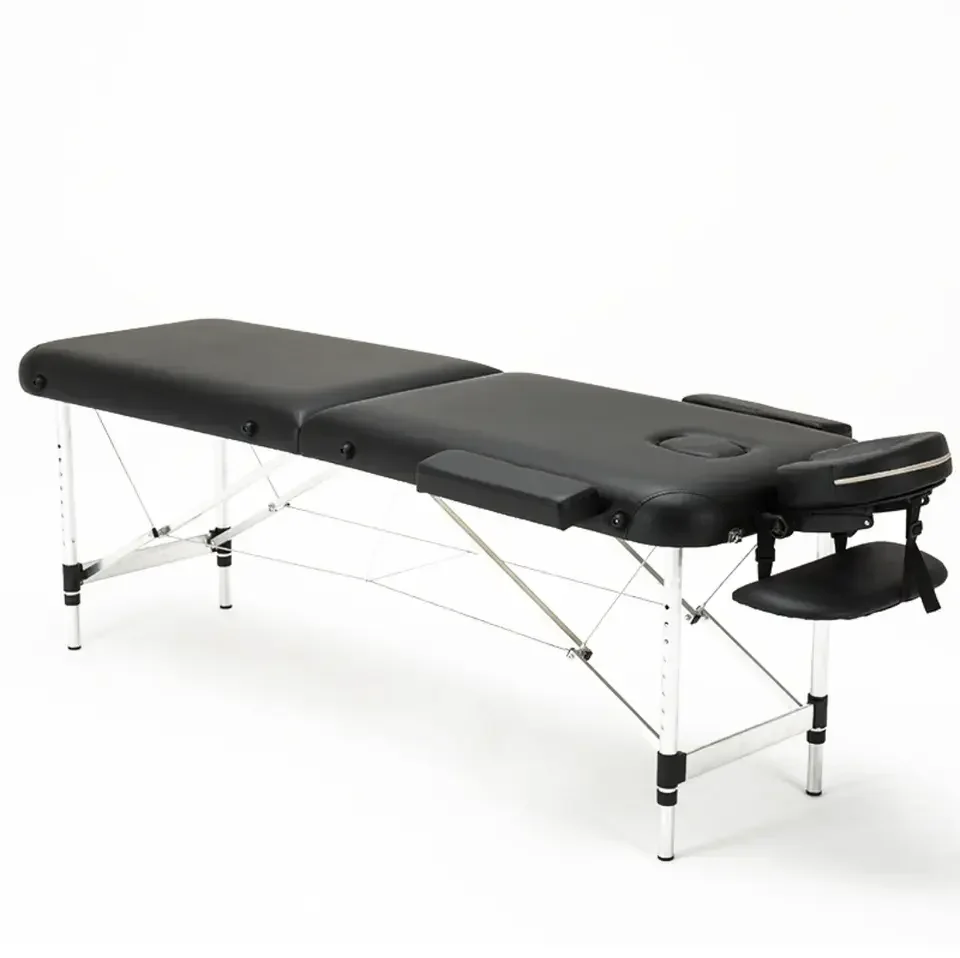 Luxury PU Leather Spa Facial Massage Bed With Breath Hole And Salon Beauty Design