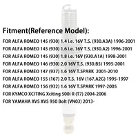 4pcs Spark Plugs For ALFA ROMEO 156 155 147 146 145 KYMCO XCITING YAMAHA XVS J4520IU22 9900069835CR7 9079322093 Accessories - Imagen 6