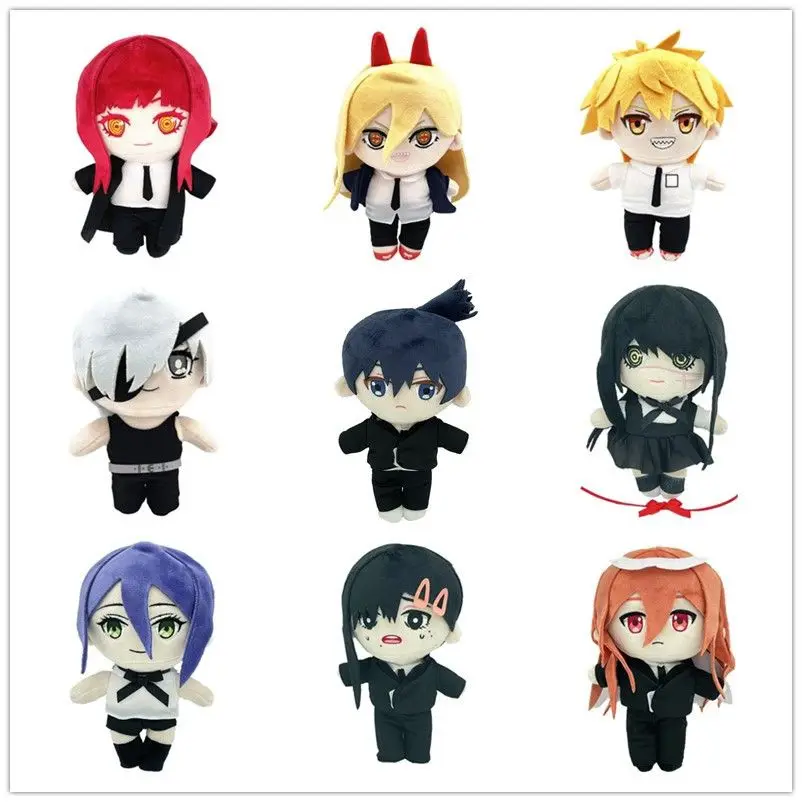 Peluches de 18 cm de Higashiyama Kobeni, Power Angel, Devil Denji, Aki Hayakawa, Mitaka Asa, Makima Quanxi, Reze, regalo de Chainsaw Man