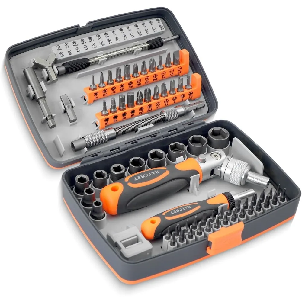 مجموعة مفكات براغي، 68 في 1، مآخذ وقم، طقم مفك براغي مغناطيسي مع عمود تمديد، أداة إصلاح للكمبيوتر الشخصي، Xbox، Bi #1