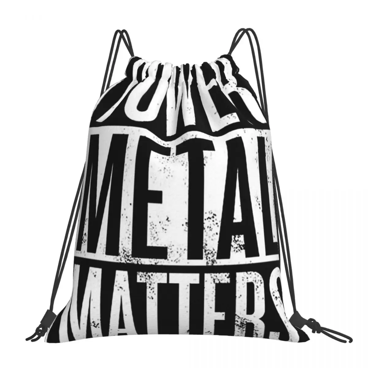 Power Metal Matters Backpacks Multi-function Portable Drawstring Bags Storage Bag Book Bags For Man Woman Students