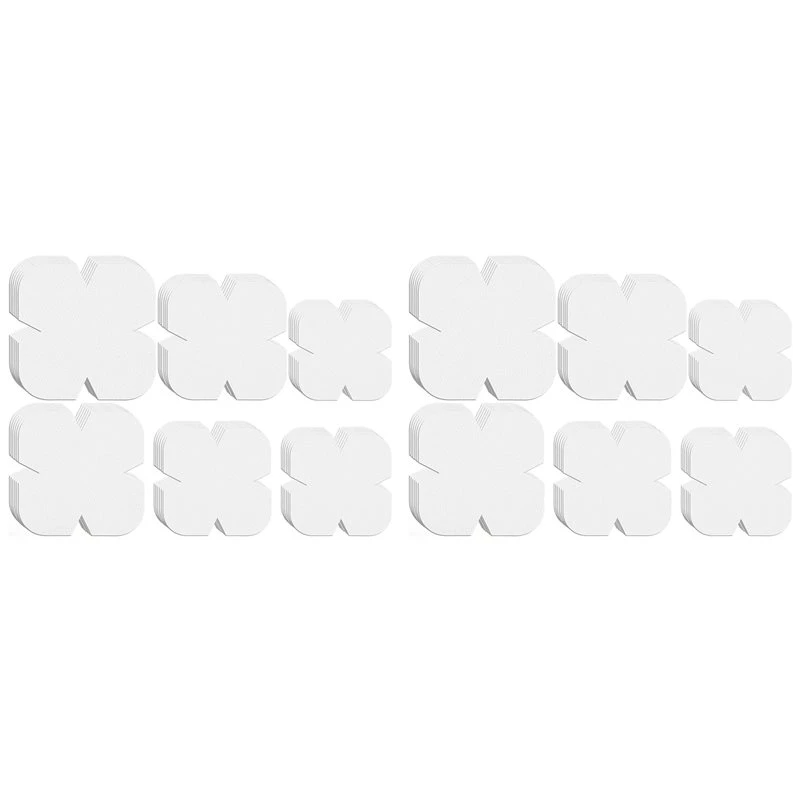 T21C 72 Pcs Bowl Cozy Batting For Microwave, Pre-Cut 6 Sizes, Quilter Batting, DIY 7/8/9/10/11/12 Inch, Heat-Resistant