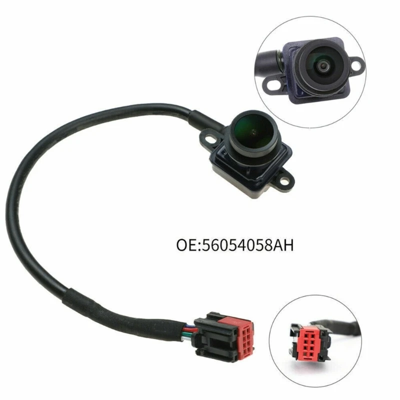 For 56054058AH 56054058AG 56054058AD 56054058AE 56054058AF Wide Parking Assistance Backup Camera Rear View Monitor