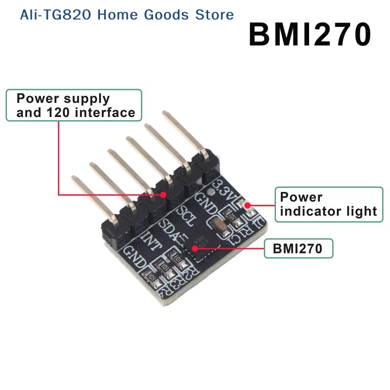 [TG820]BMI270 Module 6-Axis Attitude Sensor Accelerometer Gyroscope For Motion Tracking And Gaming