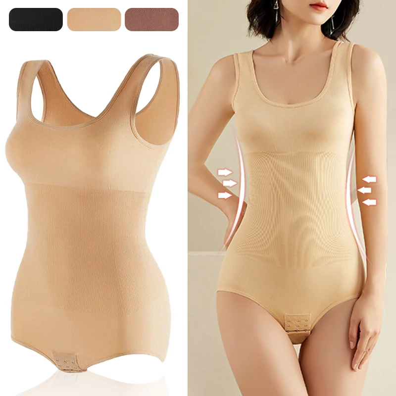 Womens Full Body Shaper Seamless Slimming Control Tummy Bodysuit Shapewear Lady Waist Tummy Control Underwear