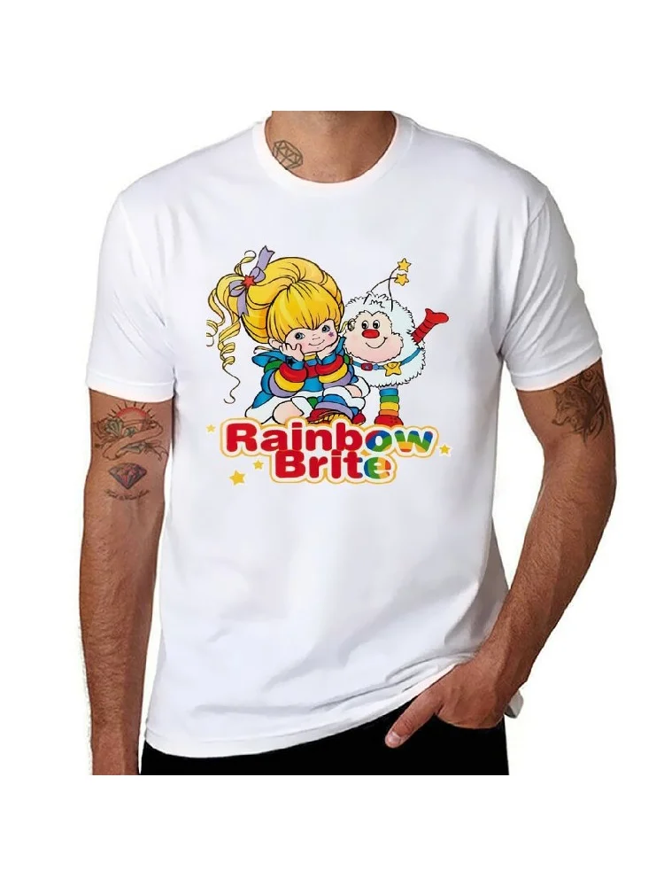 Rainbows Brite T-Shirt t-shirts pour homme pack coton coton T-Shirt homme homme graphique T-Shirt