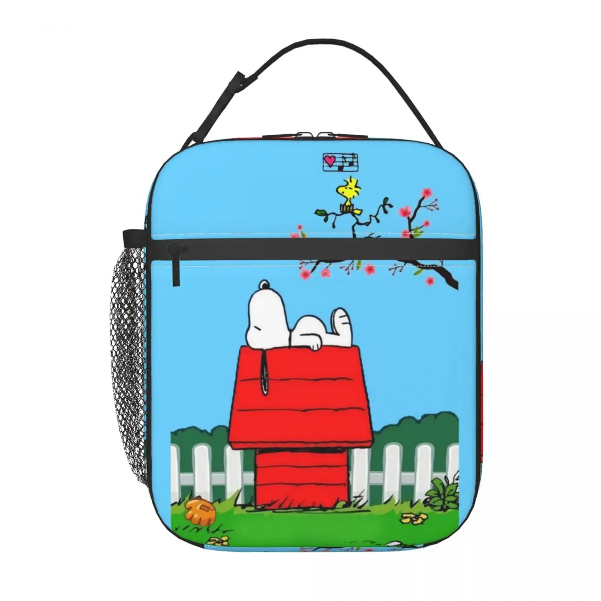 Custom S-Snoopys Cartoon   Anime Insulated Lunch Bags for Outdoor Picnic Waterproof Thermal Cooler Lunch Box Women Kids