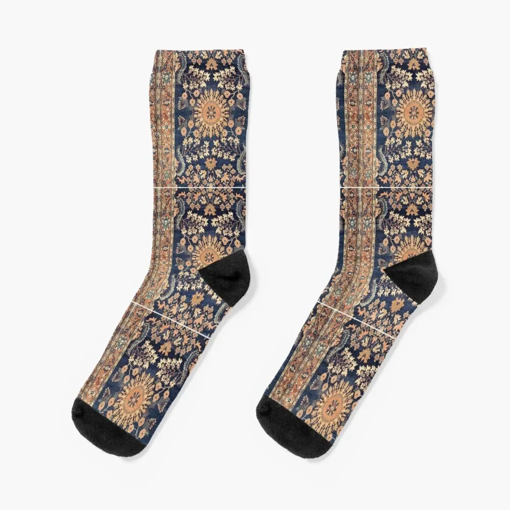 

oriental rug Vintage Antique Persian Carpet Socks summer hiphop professional running Socks Man Women's