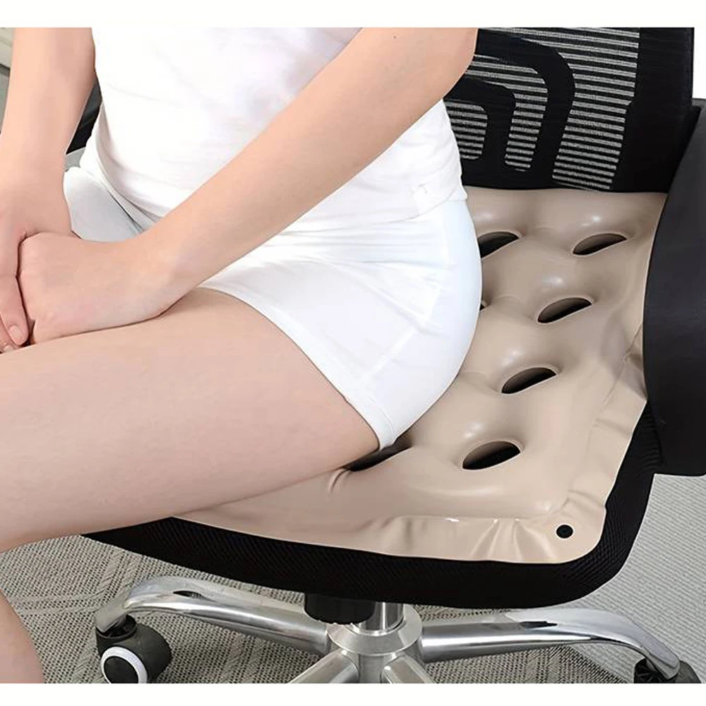 Air Pillow Seat Cushion for Hemorrhoids,Sciatica & Hip & Coccyx Desk Chair Cushion for Long Sitting Office Worker, Car Driver