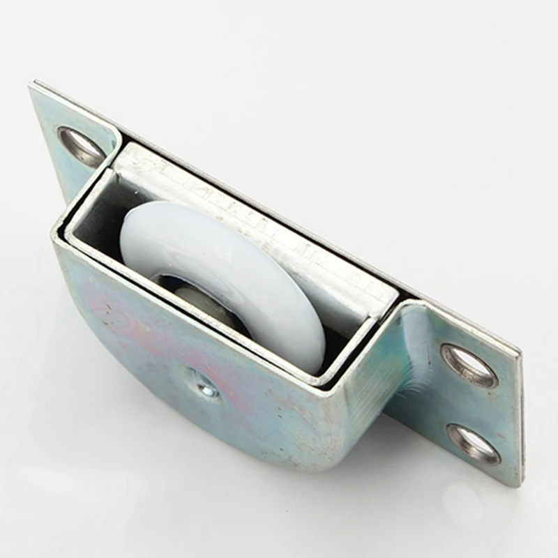 1 Set Stainless Steel Sliding Door Rollers Suspended Bedroom Wardrobe Door Furniture Accessories For Cabinet Shower Cabin