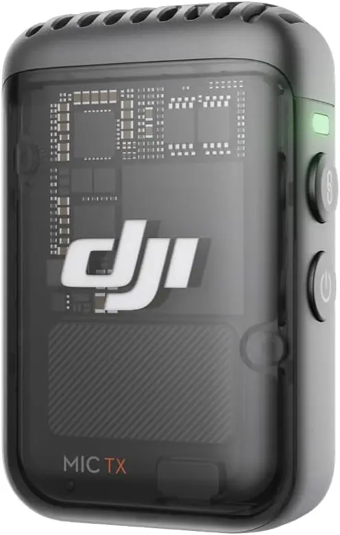 Wireless Microphone with Noise Cancelling, 14-Hour Recording, Magnetic Attachment for YouTube Vlogs