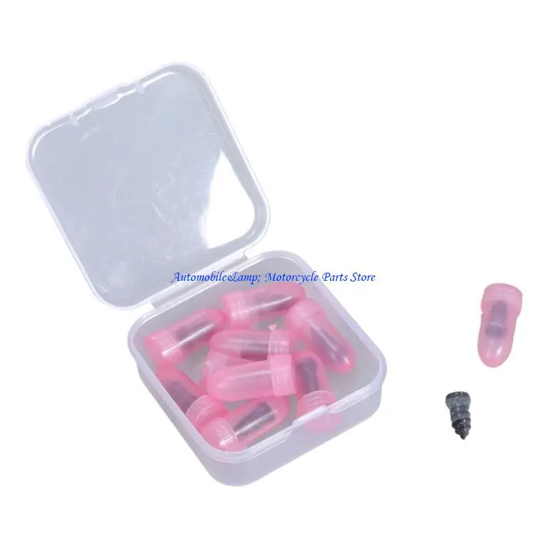 

H7BD Set of 20 Durable Tire Puncture Spikes Rubber tapping Screw for Tire Repair
