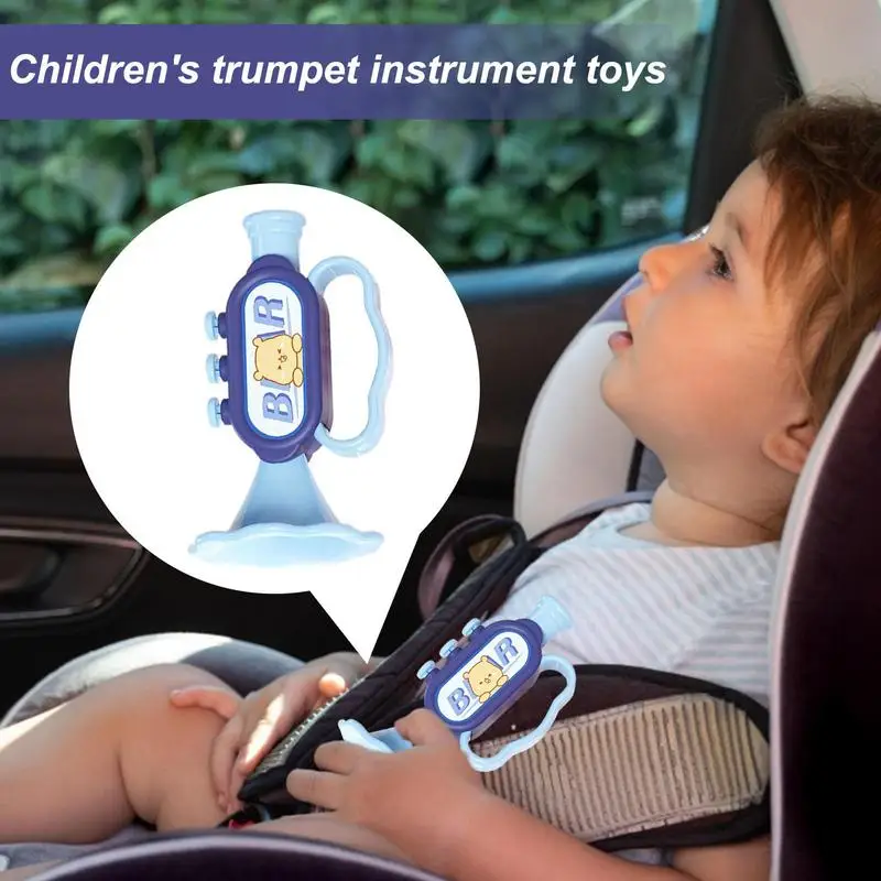 Toddler Trumpet Fun Musical Instruments Noise Makers Early Educational Musical Instruments For Toddler Kids Trumpet Toys For