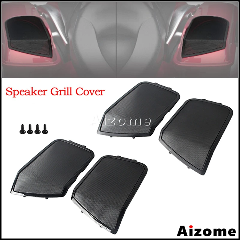 

Motorcycle Mesh ABS Speaker Grill Cover For Harley Touring Road King Street Electra Road Glide Classic FLHS FLHRC FLHR 1994-2013