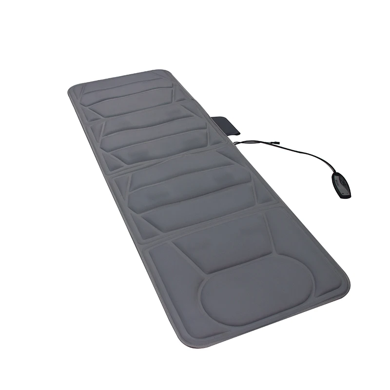 Automatic Electric Full Body Vibration Massage Mat Heat Remote Control Smart Timer Shiatsu OEM Wholesale PU Material CE/FCC