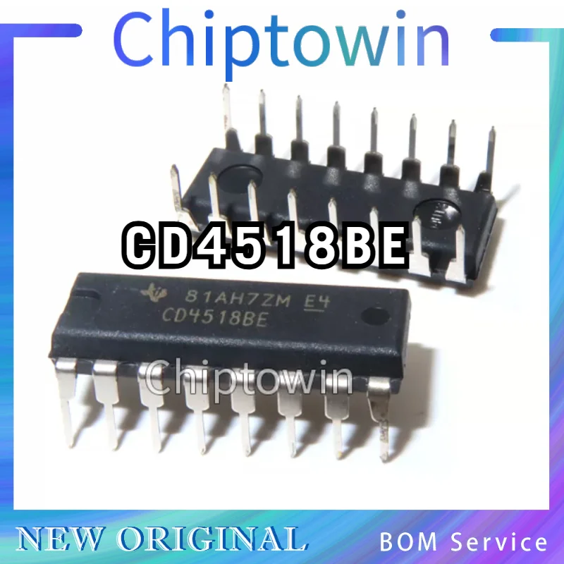 5/50/500 pcs CD4518BE DIP-16 Binary Decade Synchronous Addition Counter Chip W7