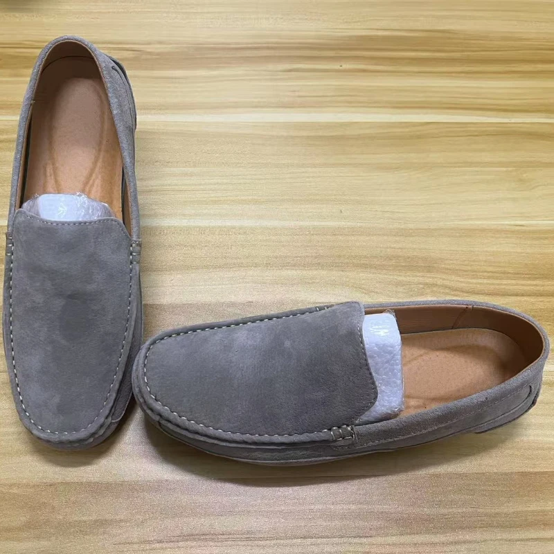 Wildleder-Loafer für Herren, luxuriöse Freizeitschuhe, leichte Herrenschuhe, Mokassins, flache Schuhe mit weicher Sohle, handgefertigte Slipper zum Hineinschlüpfen, Fahrschuhe_voghion.com