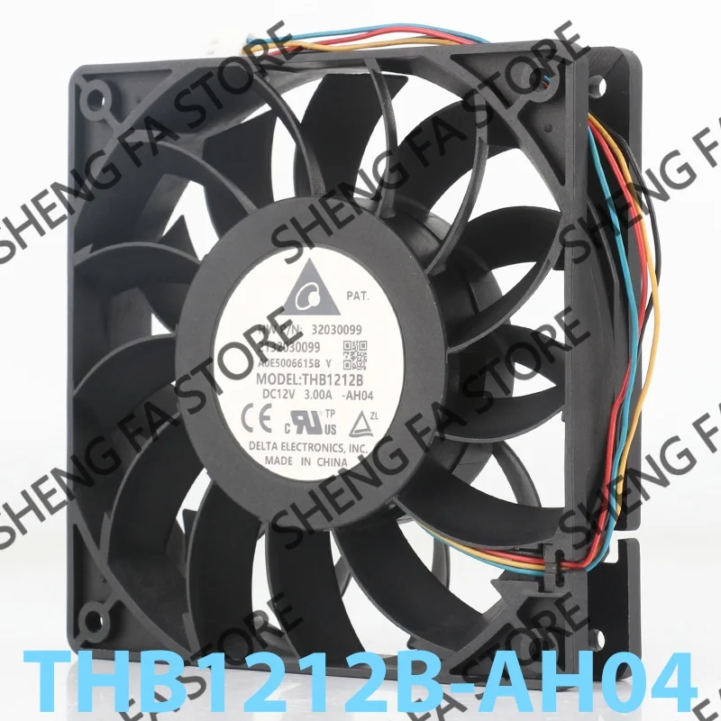 Cooling Fan THB1212B-AH04 Delta 24V 48V DC12V 3.00A AC EC 12025 120x120x25MM 12CM Ultraviolent Chassis High air Volume Converter